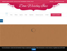 Tablet Screenshot of dom-weselny-inez.pl